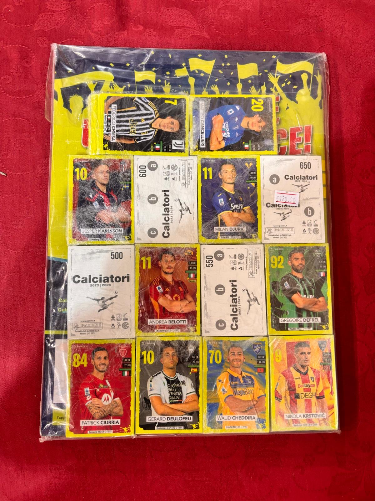 Album Calciatori Panini 2023/2024 - Album vuoto + Set completo.