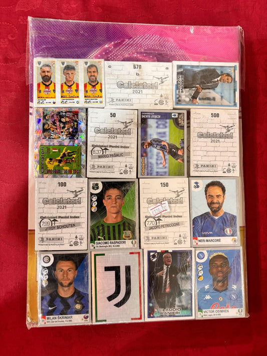 Album Panini Calciatori 2020/2021 Vuoto + Set Completo Figurine.