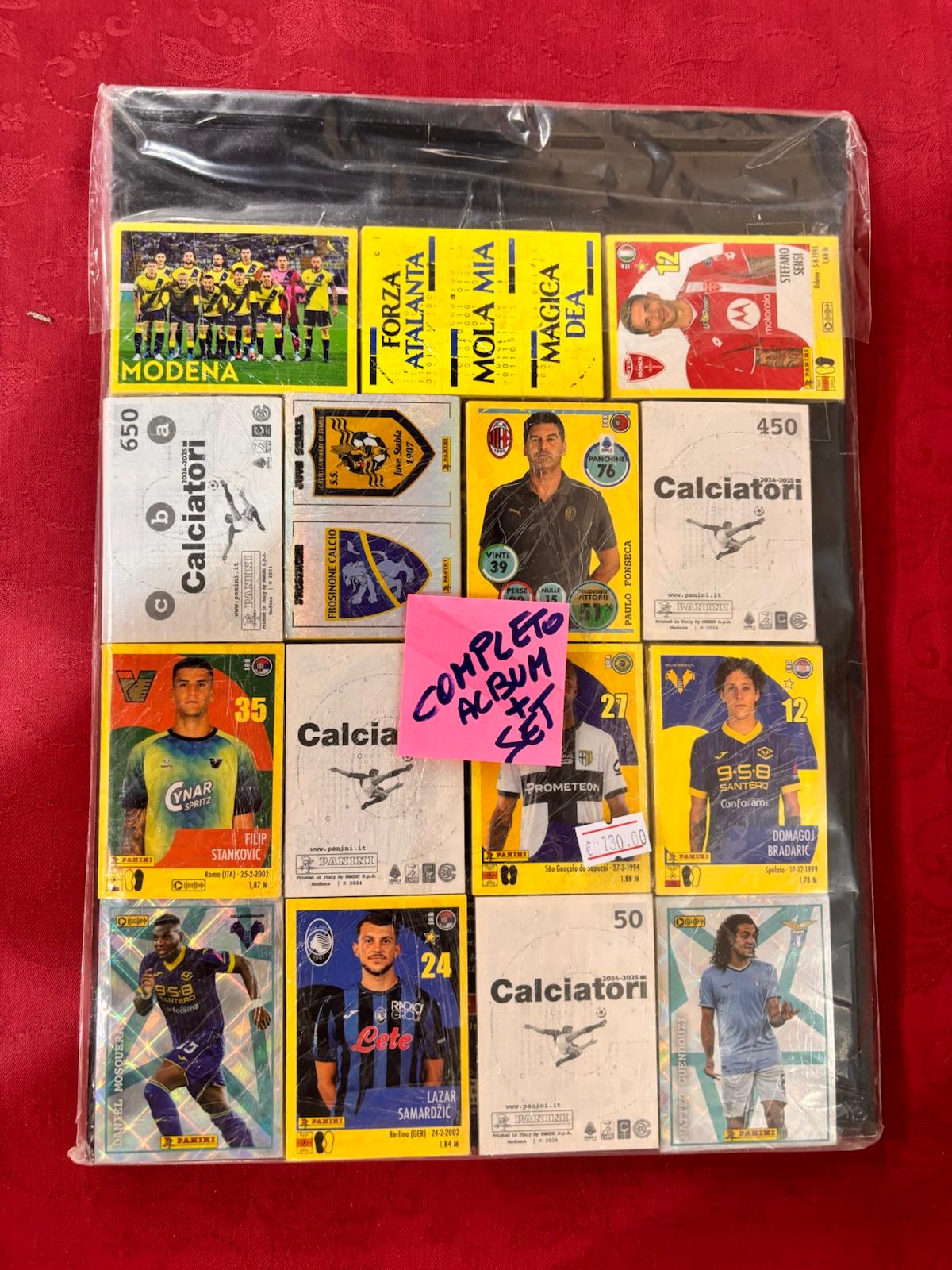 Album Calciatori Panini 2024-2025 Completo con tutte le figurine.