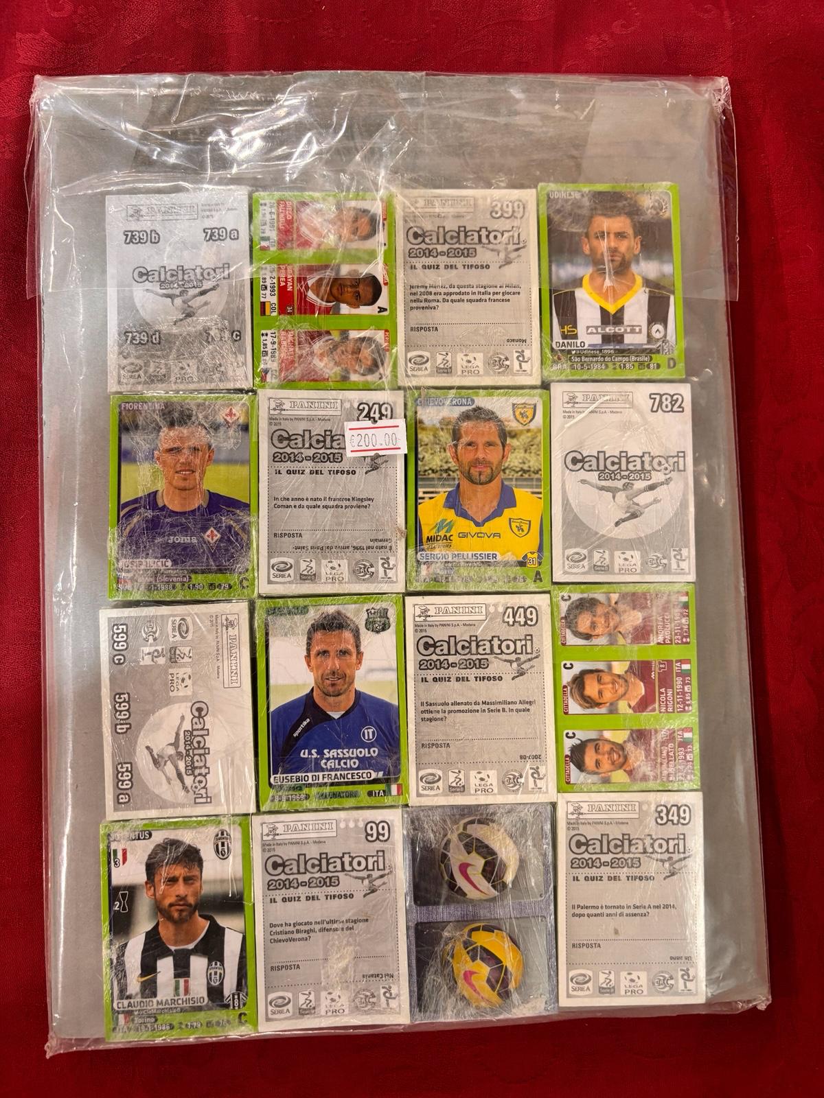 Album Panini Calciatori 2014/2015 Vuoto + Set Figurine Staccate.