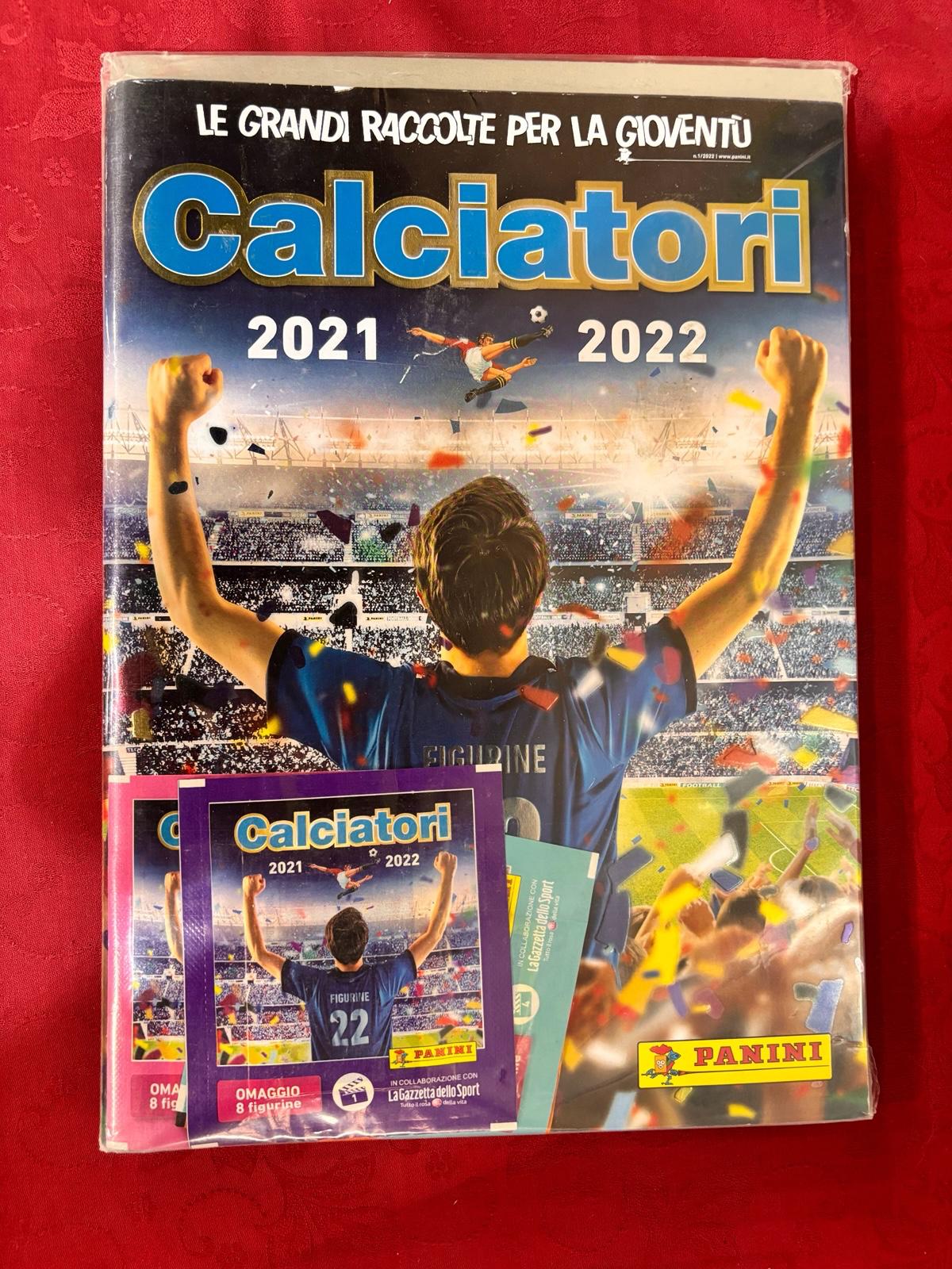 Album Panini Calciatori 2021/2022 Vuoto + Set Completo Figurine.