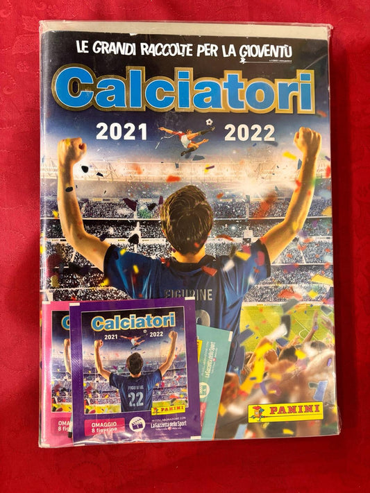 Album Panini Calciatori 2021/2022 Vuoto + Set Completo Figurine.