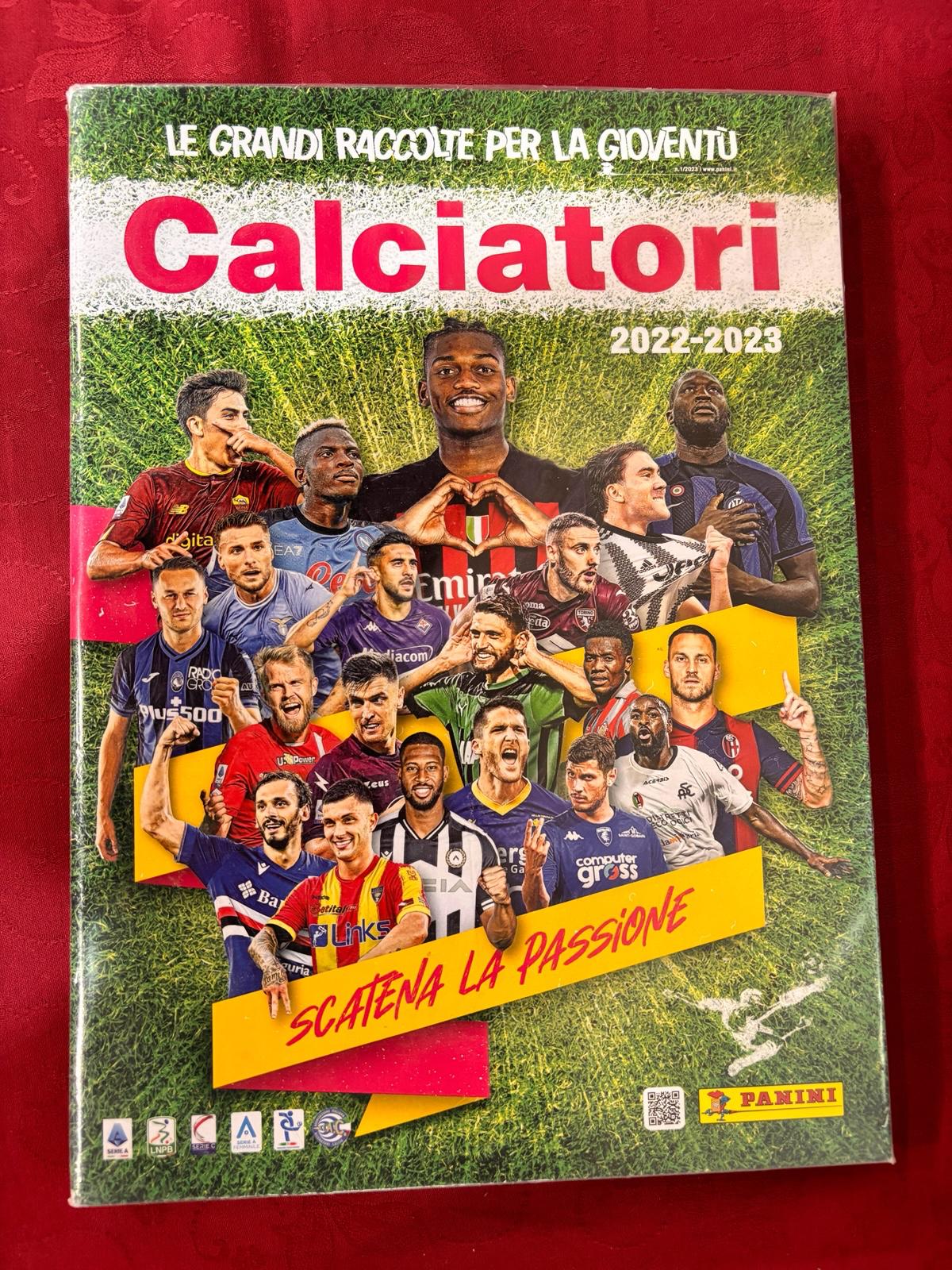 Album Panini Calciatori 2022/2023 Vuoto + Set completo figurine.