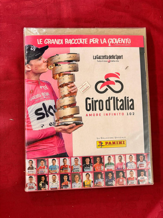 Album Panini Giro D'Italia 102 (2019) + Figurine da attaccare - Raro.