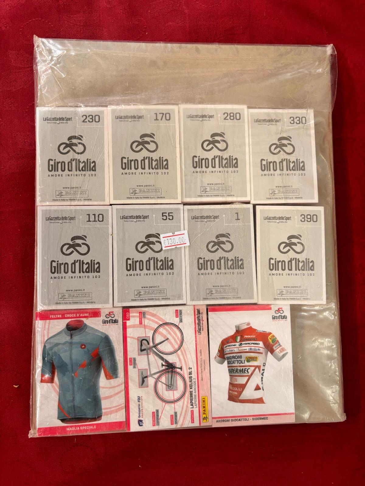 Album Panini Giro D'Italia 102 (2019) + Figurine da attaccare - Raro.